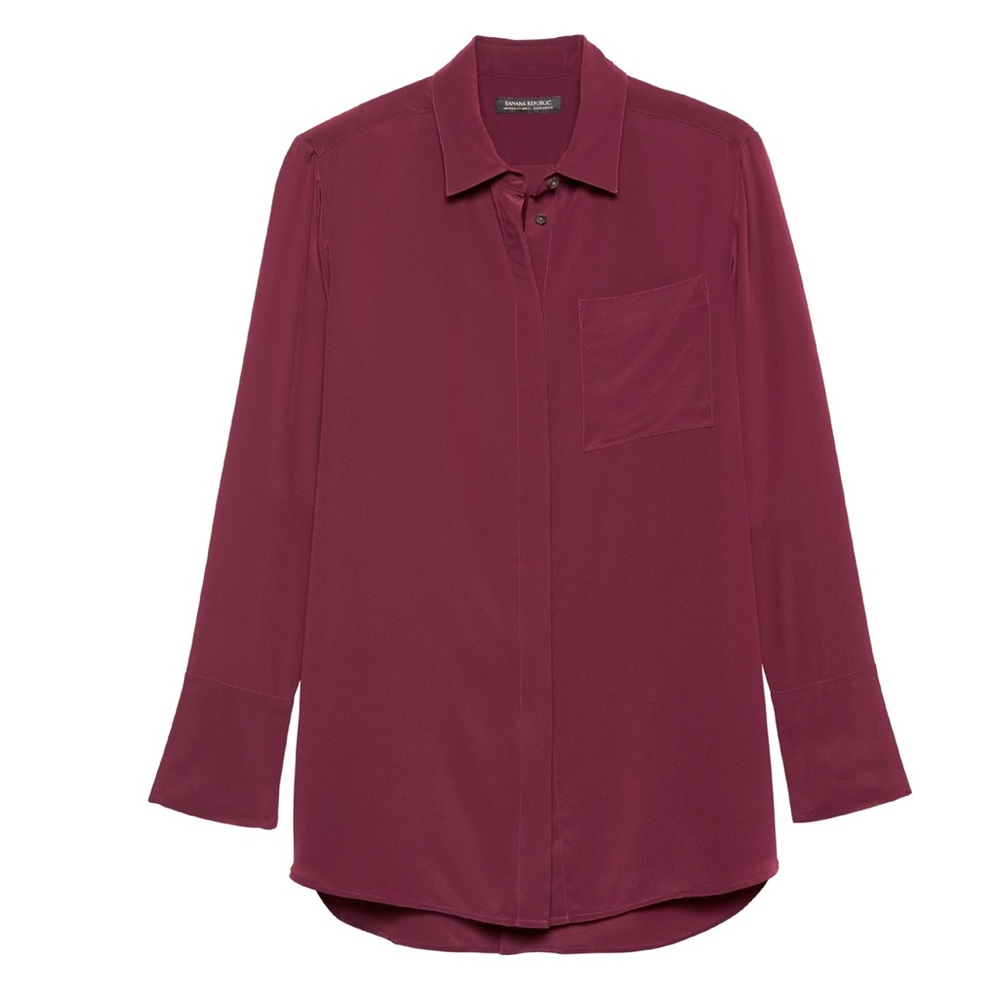 NWT Banana Republic Washable Slik Blouse